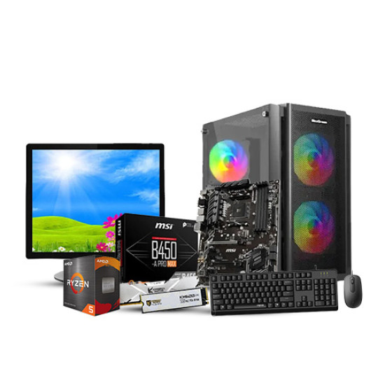AMD Budget PC Build With Ryzen 5 5600G and MSI B450M-A Pro Max