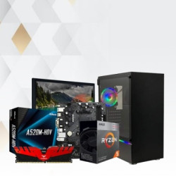 AMD Ryzen 5 5600G Gaming PC With 19 Inch Led Monitor 