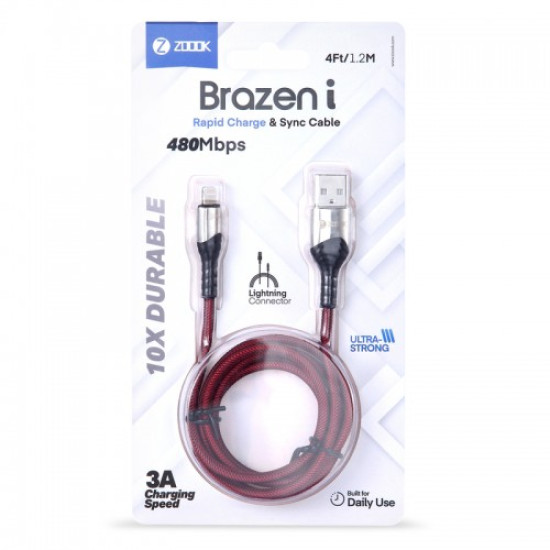 ZOOOK Brazen i Lightning Rapid charge & sync cable