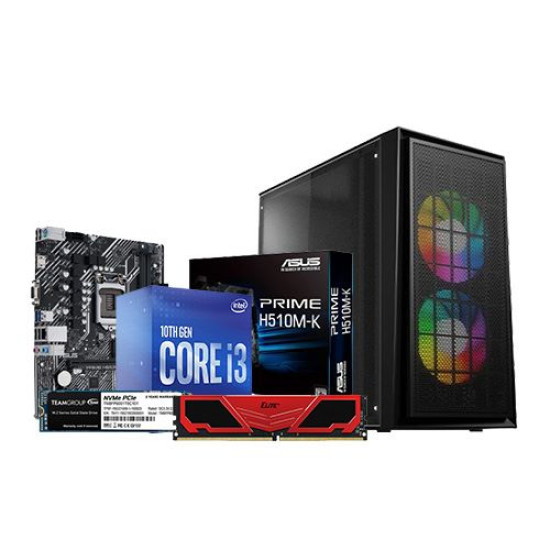 Intel Core i3 10th Gen Computer For Gaming & Editing 
