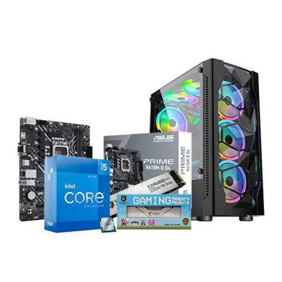 Intel Core i5 12400 12th Gen Budget Gaming PC Build 