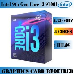 Intel 9th Gen Core i3 9100F Processor