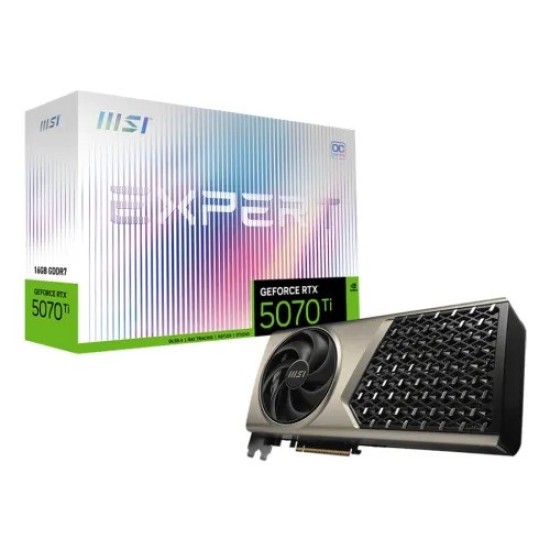 MSI GeForce RTX 5070 Ti 16G EXPERT OC 16GB GDDR7 Graphics Card MSI GeForce RTX 5070 Ti 16G EXPERT OC 16GB GDDR7 Graphics Card