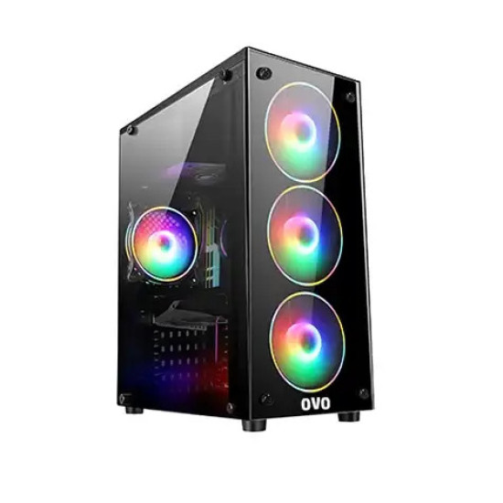OVO E-335T RGB MID-Tower Gaming Desktop Casing