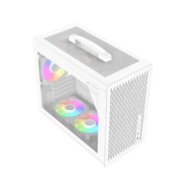 T-Wolf XPLENDER X5 BH ARGB M-ATX Portable Casing White