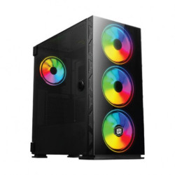 VALUE-TOP MANIA X6 E-ATX MID TOWER BLACK GAMING CASING