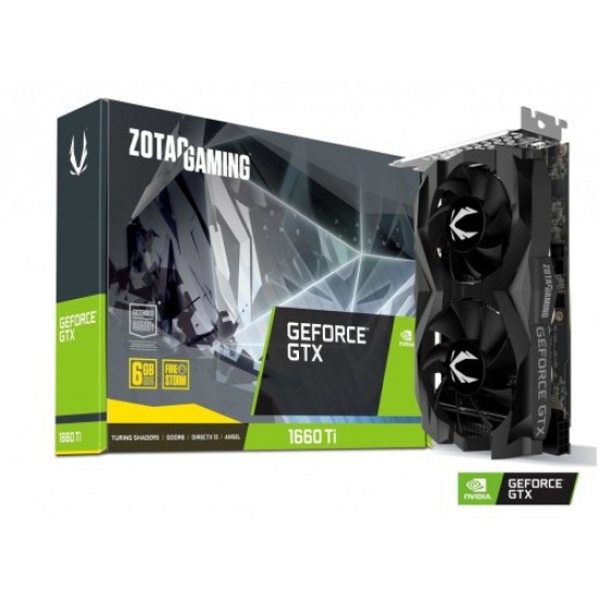 ZOTAC GAMING GeForce GTX 1660 Ti 6GB GDDR6 Graphics Card ZOTAC GAMING GeForce GTX 1660 Ti 6GB GDDR6 Graphics Card