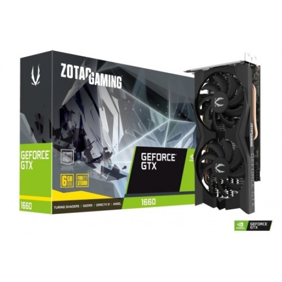 Zotac Gaming GeForce GTX 1660 Twin Fan 6GB GDDR5 Graphics Card Zotac Gaming GeForce GTX 1660 Twin Fan 6GB GDDR5 Graphics Card