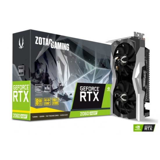 Zotac Gaming GeForce RTX 2060 8GB GDDR6 Super Mini Graphics Card Zotac Gaming GeForce RTX 2060 8GB GDDR6 Super Mini Graphics Card