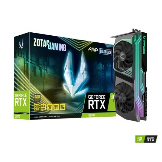 Zotac Gaming GeForce RTX 3070 AMP Holo 8GB GDDR6 Graphics Card Zotac Gaming GeForce RTX 3070 AMP Holo 8GB GDDR6 Graphics Card